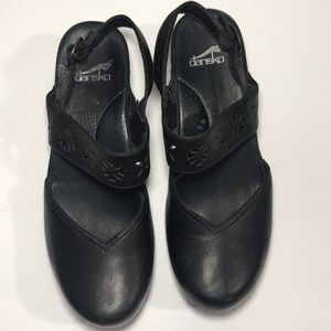 Dansko Leather Wedged Heel